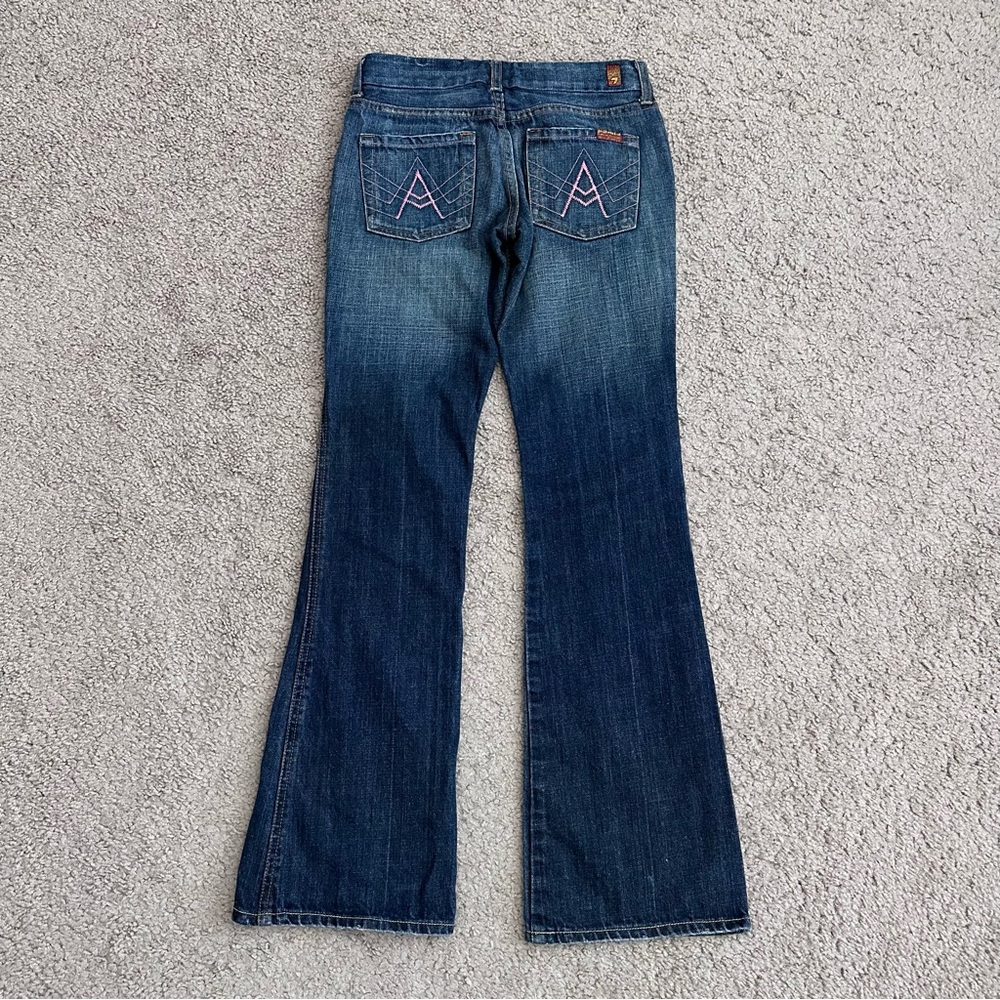 7 For All Mankind A Pocket Flare Jeans Womens 26 - Picture 14 of 14